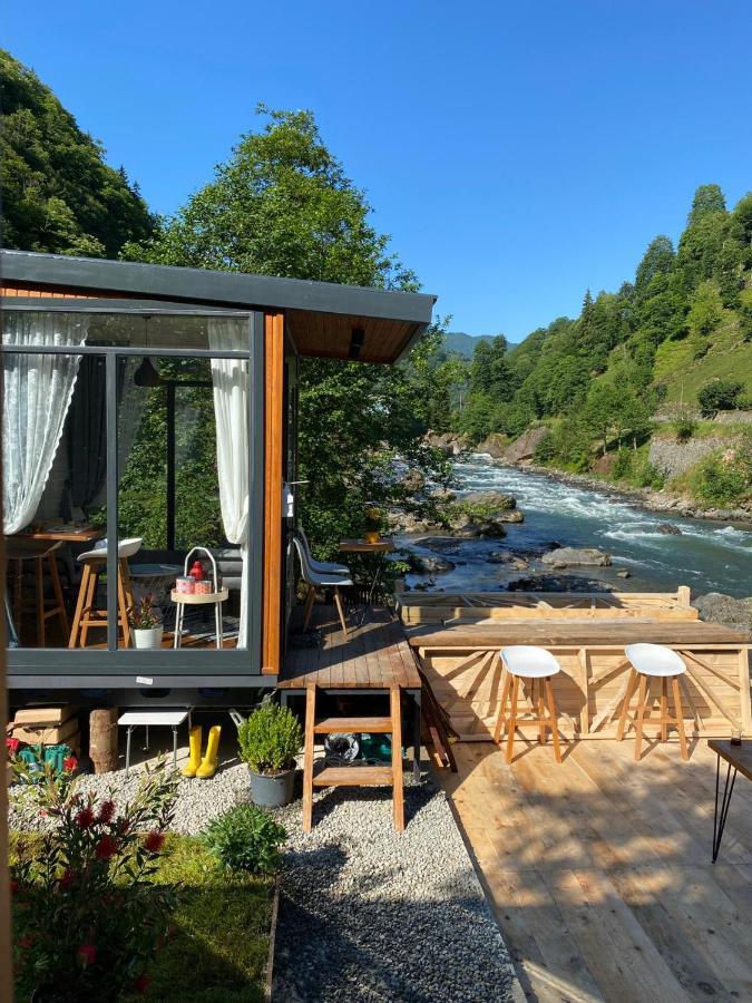 Hotel Vagona Tiny House Rize Exteriér fotografie