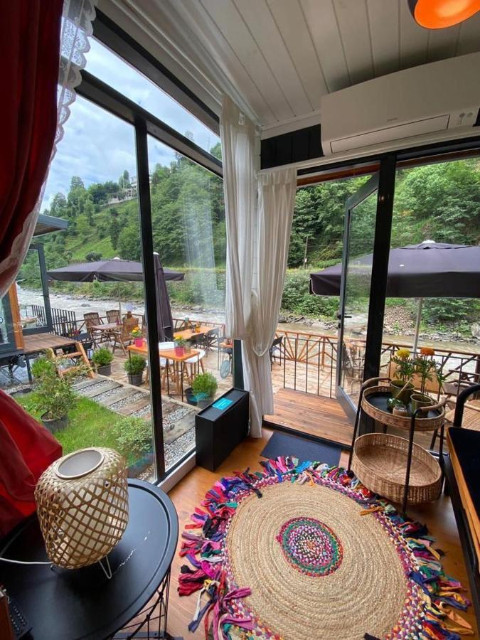 Hotel Vagona Tiny House Rize Exteriér fotografie